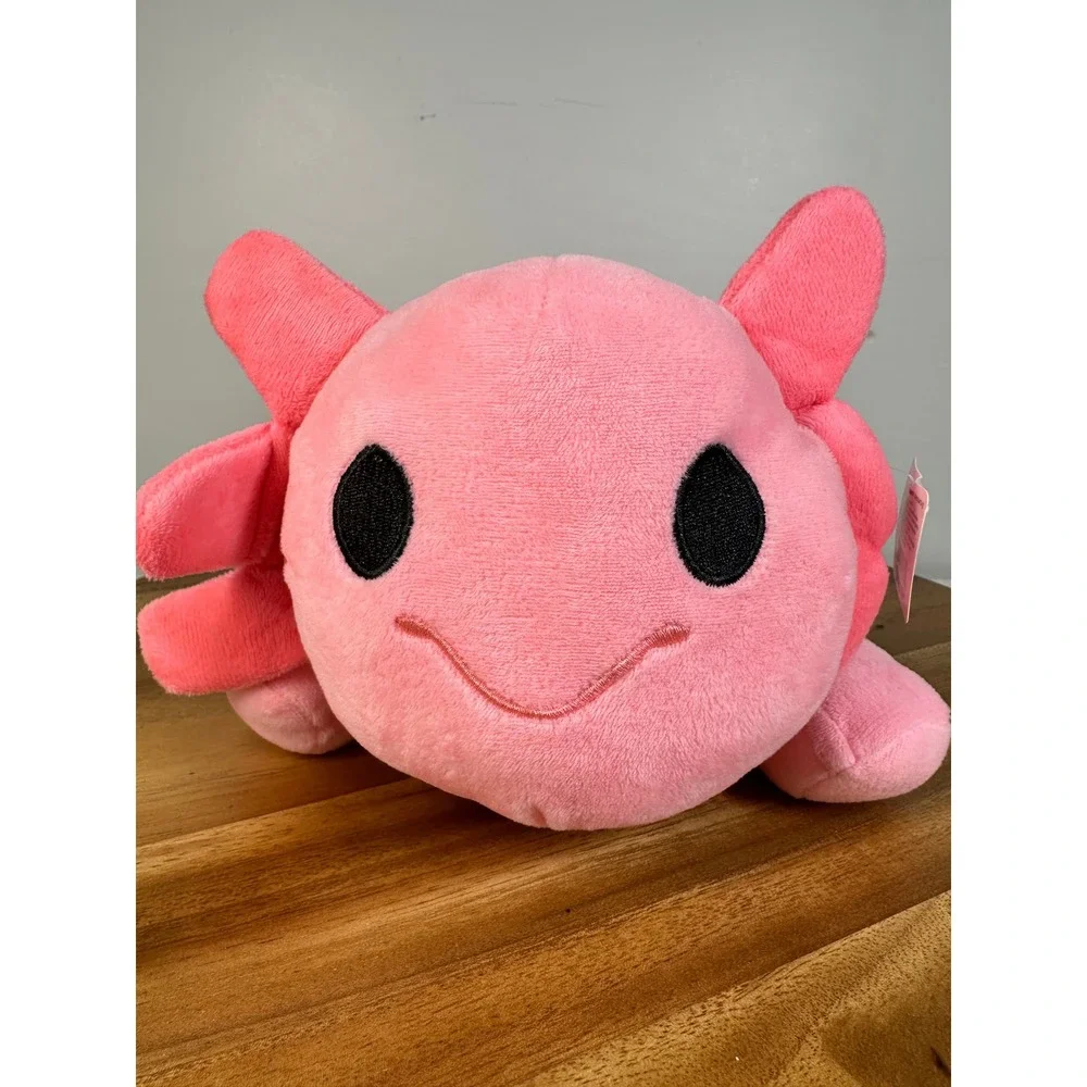 NWT! Goffa Axolotl Plush Stuffed Animal Pink Smiling Face Soft Kids Toy - Picture 5 of 7